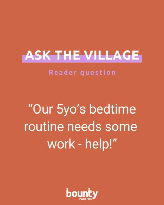 #AskTheVillage: "Our 5yo's been having a tough time settling down for bed lately, and they're waking up a lot during the night. Any tips on creating a bedtime routine that'll help them relax and sleep better?”

⁠
Can you help out? Drop your answers in the comments section. Got a burning question yourself? Ask away at >> https://www.bountyparents.com.au/ask-the-village/